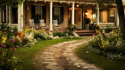 Obraz premium Charming Rustic Farmhouse