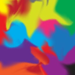 Abstract blurred gradient fluid vector background design wallpaper template 