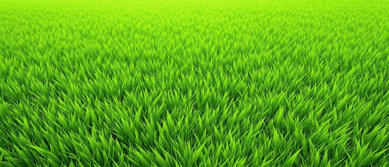 Fototapeta premium Close-up of a freshly cut green lawn with a subtle texture, grassy surface, outdoor photography