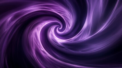 Abstract Purple Swirling Energy Cosmic Vortex