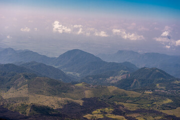 Guatemala Landscape with Mountain. Next to Pacaya Volcano.