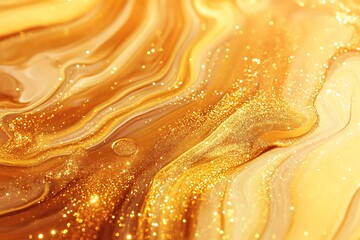 Marble abstract acrylic background. Marbling artwork texture. Agate ripple pattern. Gold powder
