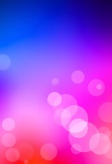 Vibrant Gradient Background with Floating Bokeh Light Effect