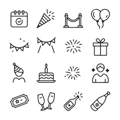 Flat Design Icon Set for Business and Technology