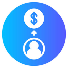 user gradient icon