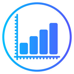 graph gradient icon