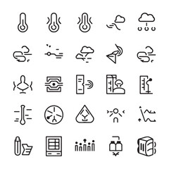 Flat Design Icon Set for Business and Technology