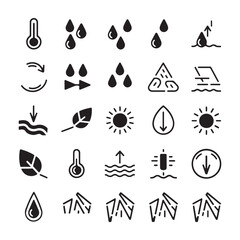 Flat Design Icon Set for Business and Technology