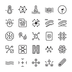 Flat Design Icon Set for Business and Technology