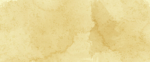 Watercolor parchment yellow background abstract grunge texture