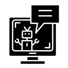 Fototapeta premium Chatbot Icon