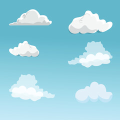 Whispers of the Sky Cloud Vector Art