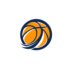 Dynamic basketball club emblem design sports arena graphic artwork bold colors modern style identity concept for fans