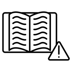 Error icon element for design