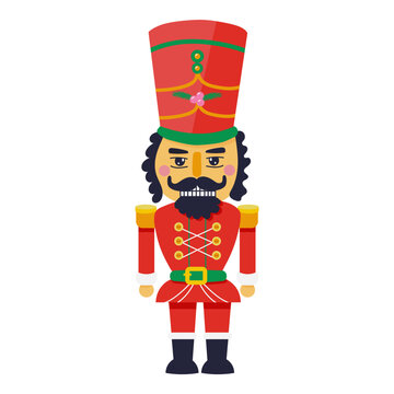 red nutcracker soldier christmas ornament clip art preview