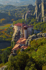 Rusanu Monastery in Meteora, Greece