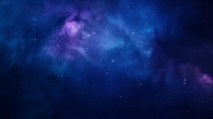 Fototapeta premium A mystical twilight sky with scattered