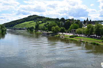 Fototapeta premium Mosel shore Schengen