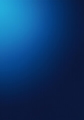 Obraz premium Blue gradient background grainy glowing blue light on dark backdrop noise texture effect, vertical background, copy space