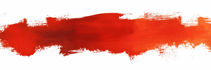 Abstract Red Paint Brushstroke Background