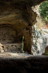 Ancient crypts inside the rock