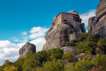Saint Nicholas Anapafsas Monastery in Meteora, Greece