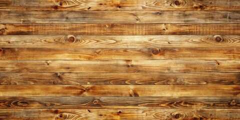 Naklejka premium Rustic Wooden Planks with Knots and Grain Texture
