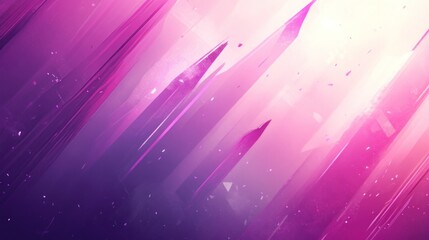 Obraz premium Abstract Pink and Purple Digital Art: A Glimmering Cityscape