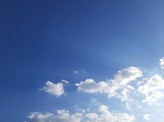 blue sky with clouds