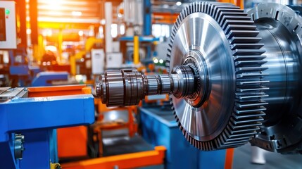 Advanced Machinery in Manufacturing Plant for Precision Engineering