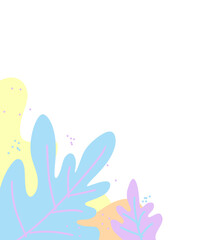 Aesthetic corner decoration with plants