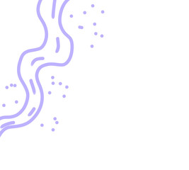 Line abstract purple element