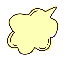 Call out yellow cloud