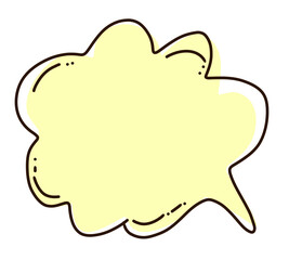 Call out icon yellow