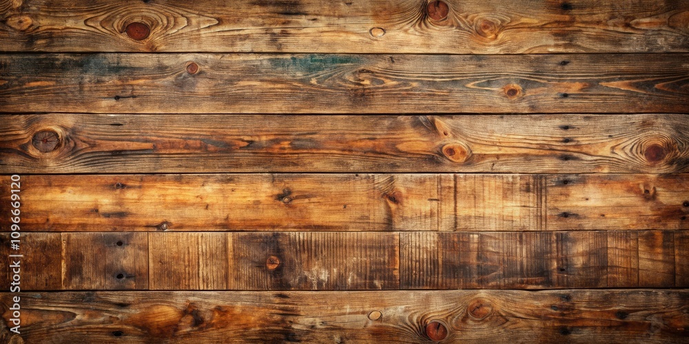 Poster a rustic and weathered wooden planks background with knots and grain patterns