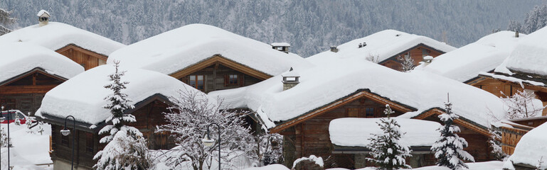 winter chalet alpine lodge
