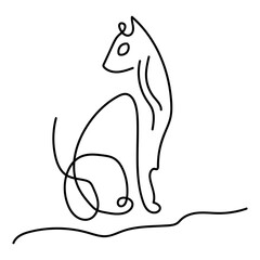 Animal Doodle Line Art Illustration