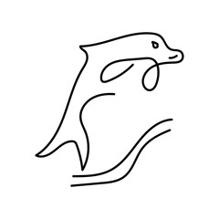 Animal Doodle Line Art Illustration