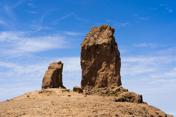 Fototapeta premium El Roque Nublo es un monolito situado en el municipio de Tejeda en Gran Canaria, Canarias, España
