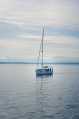 Boat coming to dock in Seattle
