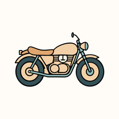 Fototapeta premium Triumph Bonneville T100 Vector Art Illustration for Classic Motorcycle Design