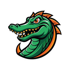 Unique Alligator Logo Vector Illustration for Branding and Design
