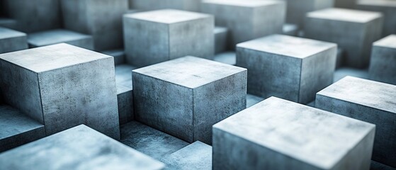 Geometric grid of organized corporate foundation support systems showcasing structured planning and efficient resource allocation in a business environment