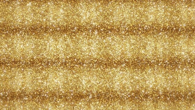 Shiny Golden Glitter Festive Sparkles Animated Background (Customizable)