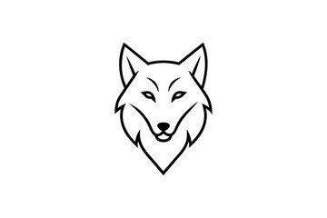 A Fox Vector Black Silhouette