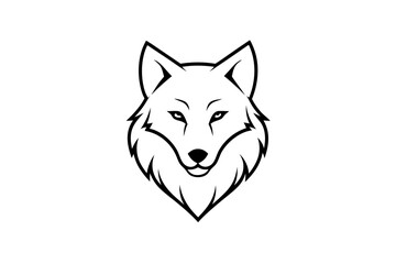 A Fox Vector Black Silhouette