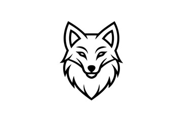 A Fox Vector Black Silhouette