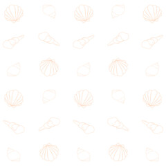 cartoon of shell pattern
