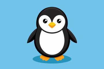 About penguin bird vector