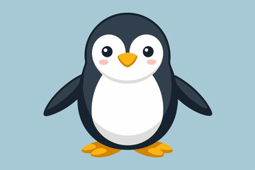 About penguin bird vector